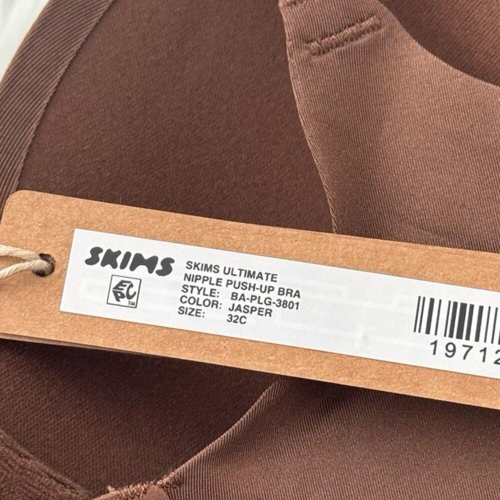 Skims Ultimate Nipple Pushup Bra Jasper Size 32C - Picture 7 of 7